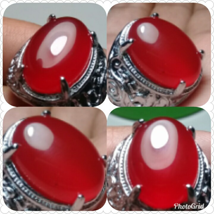 Batu Cincin Akik Merah Darah Fanta