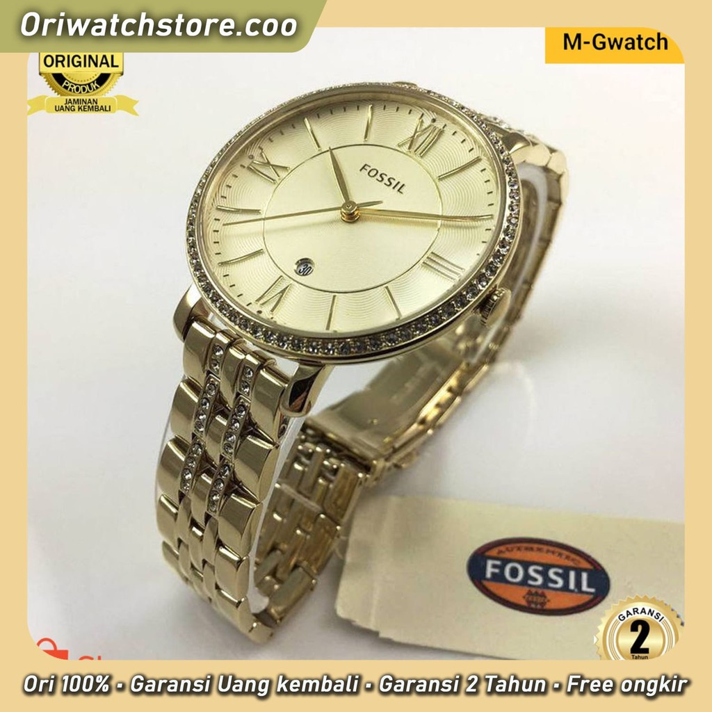 TERLARIS FOSSIL ES3547 JAM TANGAN WANITA JACQUELINE GOLD