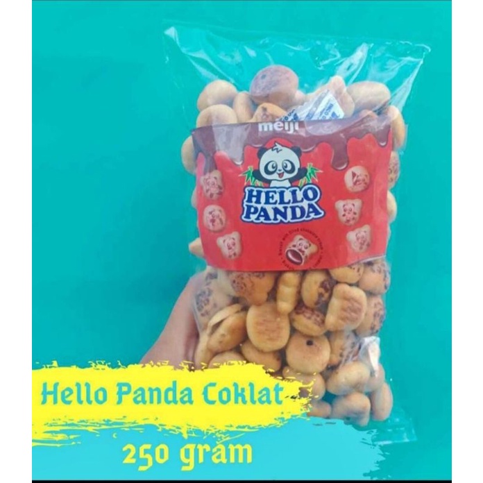 

Biskuit Hello Panda coklat repack 250gr