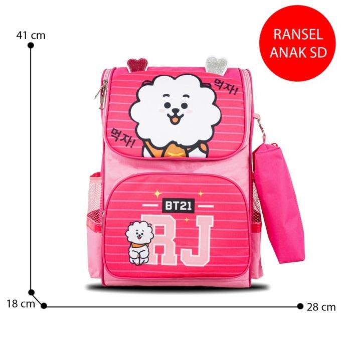 [PREMIUM] Tas Ransel Anak BT21/Tas Ransel Sekolah SD BT21