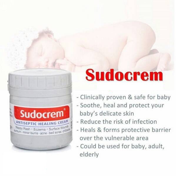 Sudocrem 60gr /125gr From Mother Care Sudocream (Cream Ruam, Luka, Eksim, Jerawat Bayi) CBKS SBC