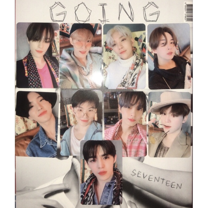 [READY] Photocard Going Magazine white ver. dino dk joshua jeonghan hoshi woozi jun seungkwan scoups