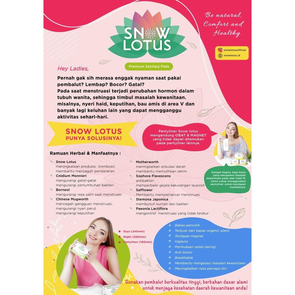 PEMBALUT SNOW LOTUS