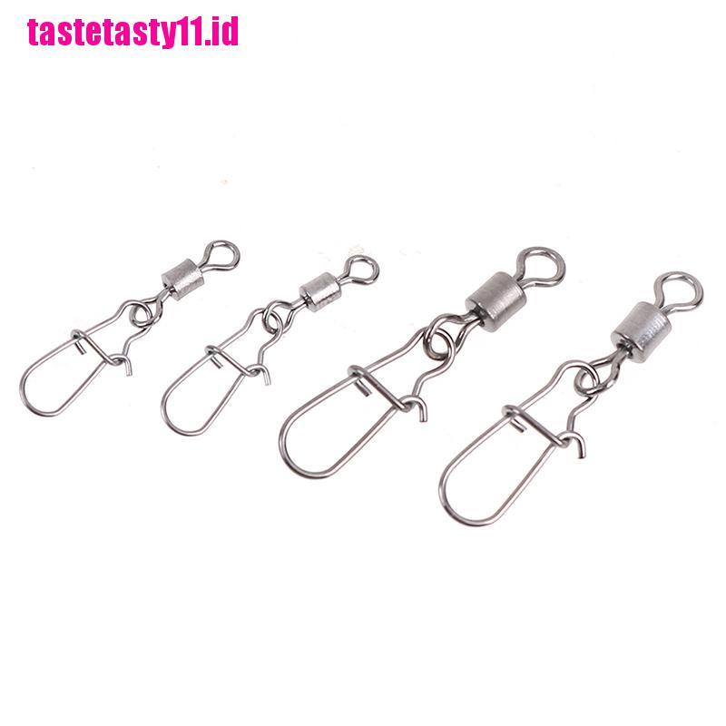 200 Pcs Konektor Umpan Pancing Bahan stainless Steel