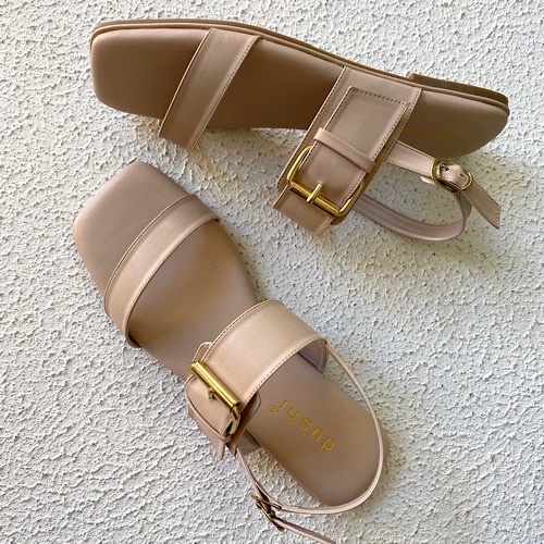 DUSHI Olivia Flat - Sandal tali teplek flat wanita