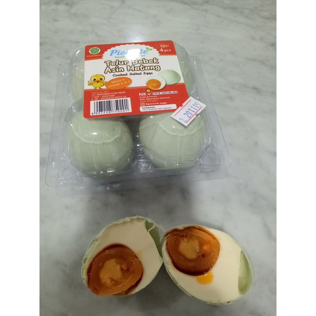 

Telur Asin Matang Original PICK ME (isi 4)