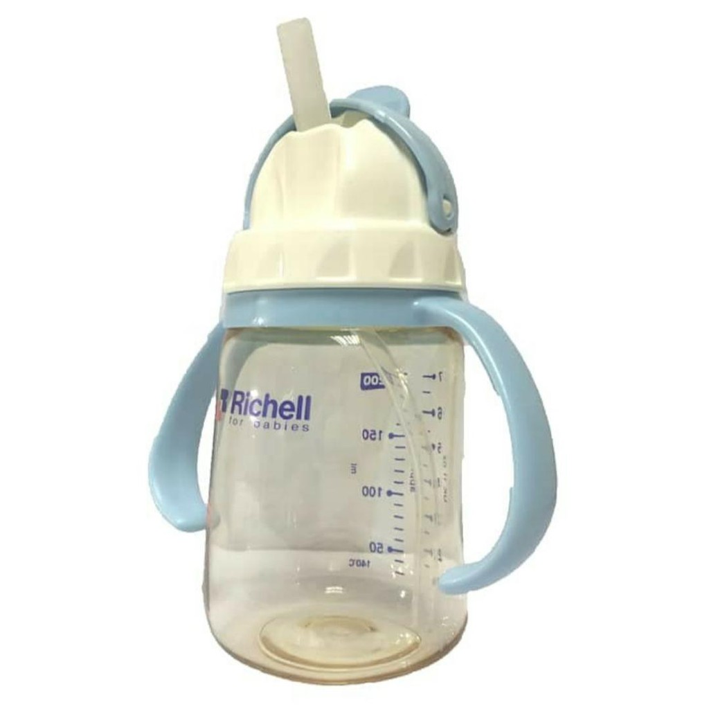 Richell PPSU Straw Bottle 200 ml Botol Minum