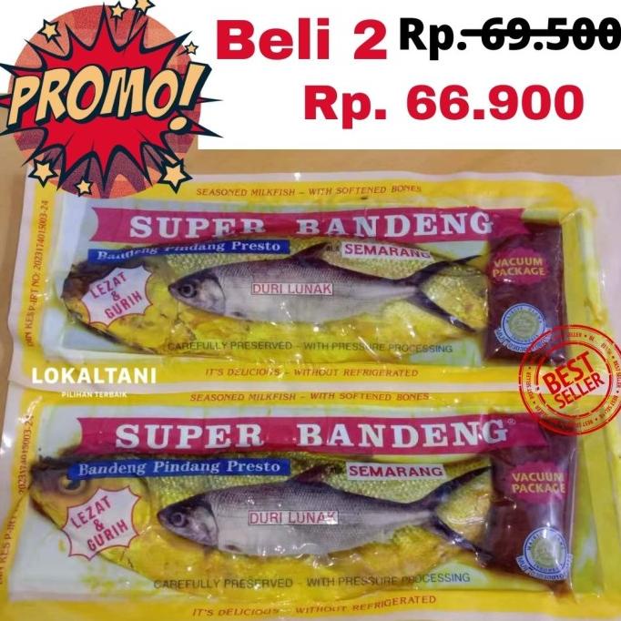 

Super Bandeng Presto Khas Semarang / Ikan Bandeng Duri Lunak HALAL