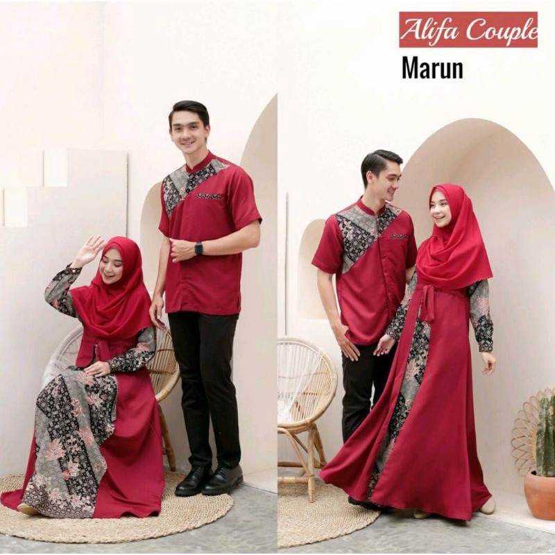 Baju muslim couple - ALIFA couple