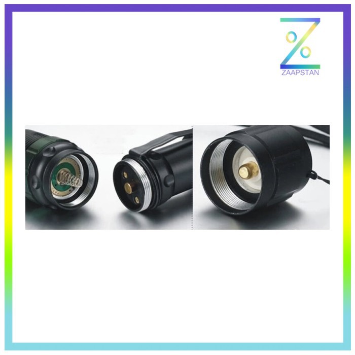 TaffLED Senter LED Mini XPE 320 Lumens - W-36 - Black