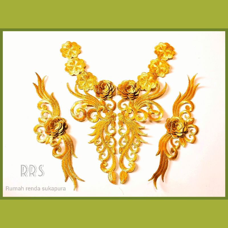 renda bordir dada murah/ renda kebaya