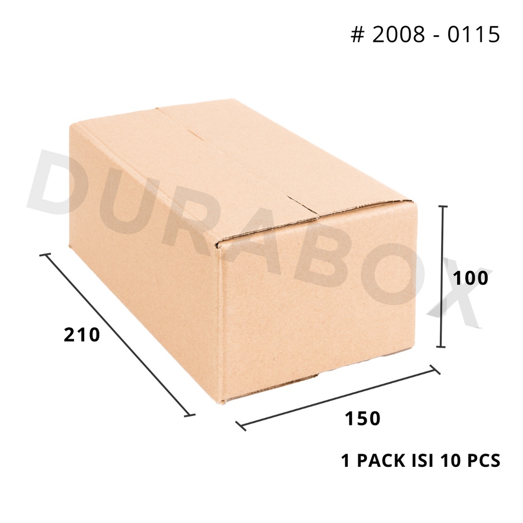 

21 x 15 x 10 cm A1 | KARDUS / KARTON BOX CORRUGATED - KEMASAN / PACKAGING / PACKING MAKANAN | #2008-0115