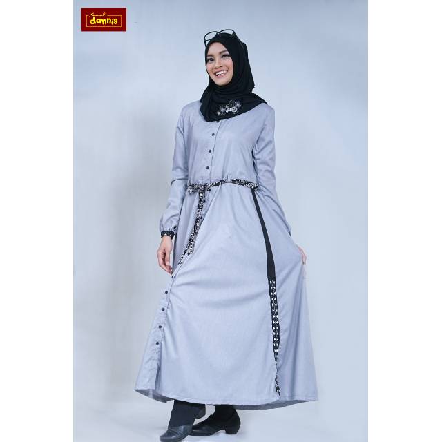 Gamis dewasa D monocrome by Dannis
