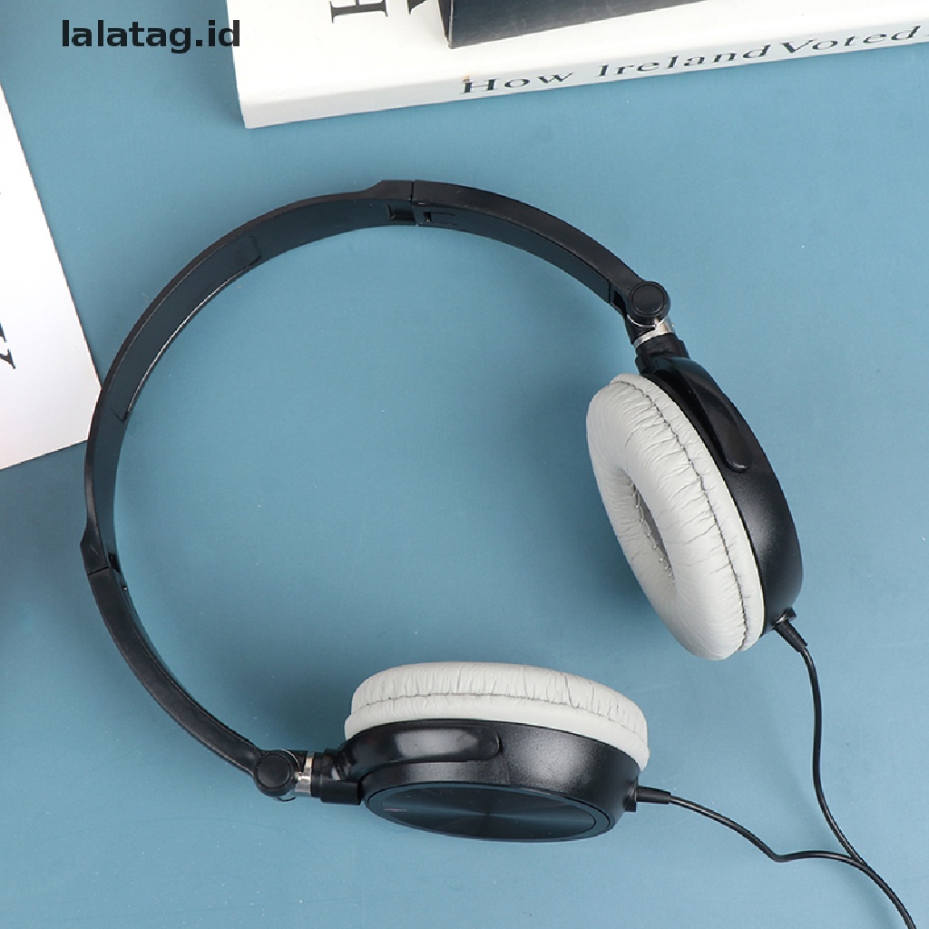 (lalatag) 1pc Headphone Kabel Lipat Deep Bass On-Ear Tanpa Mic