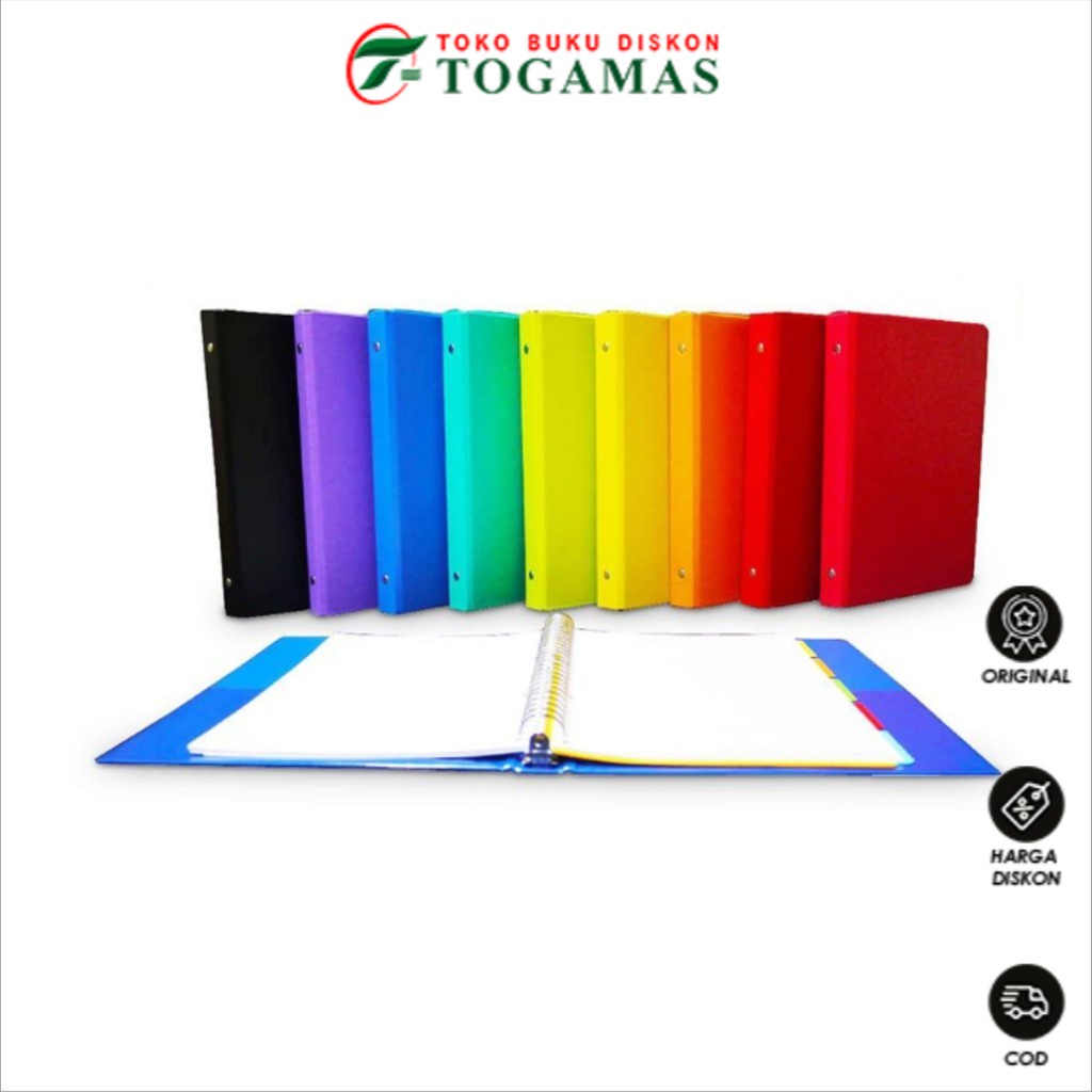

READY STOCK !! BINDER A5/B5 MULTI-RING 20/26 HOLE BANTEX