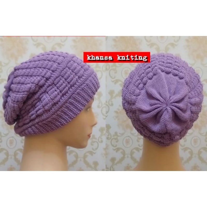 ciput rajut nenek kupluk ibu"