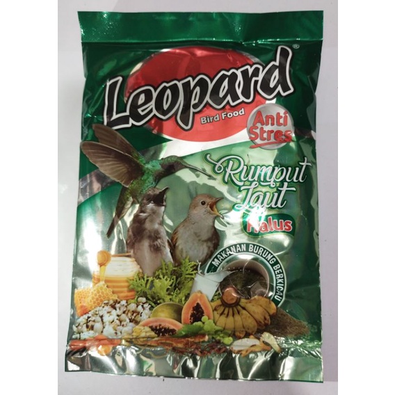 Leopard makanan burung pleci Pur halus