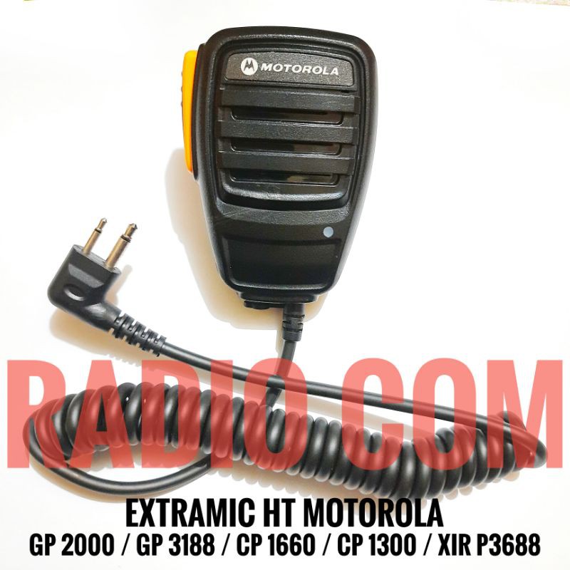 EXTRA MIC HT MOTOROLA CP 1660 CP 1300 GP 3188 XIR P3688 EXTRAMIC HT CP1660 CP1300 GP3188 GP2000