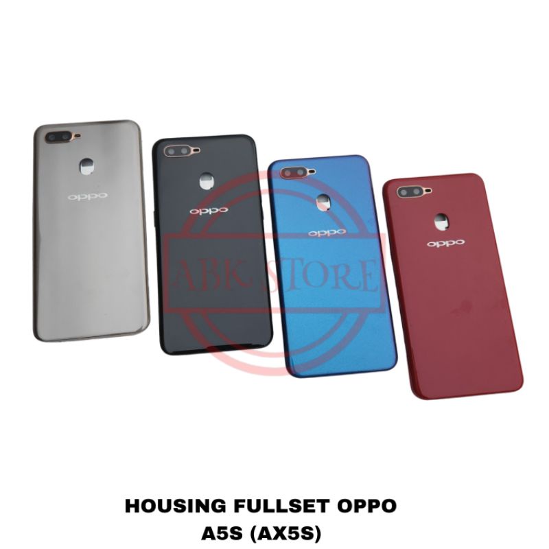 BACK CASING KESING HOUSING FULLSET OPPO A5S ( AX5S )