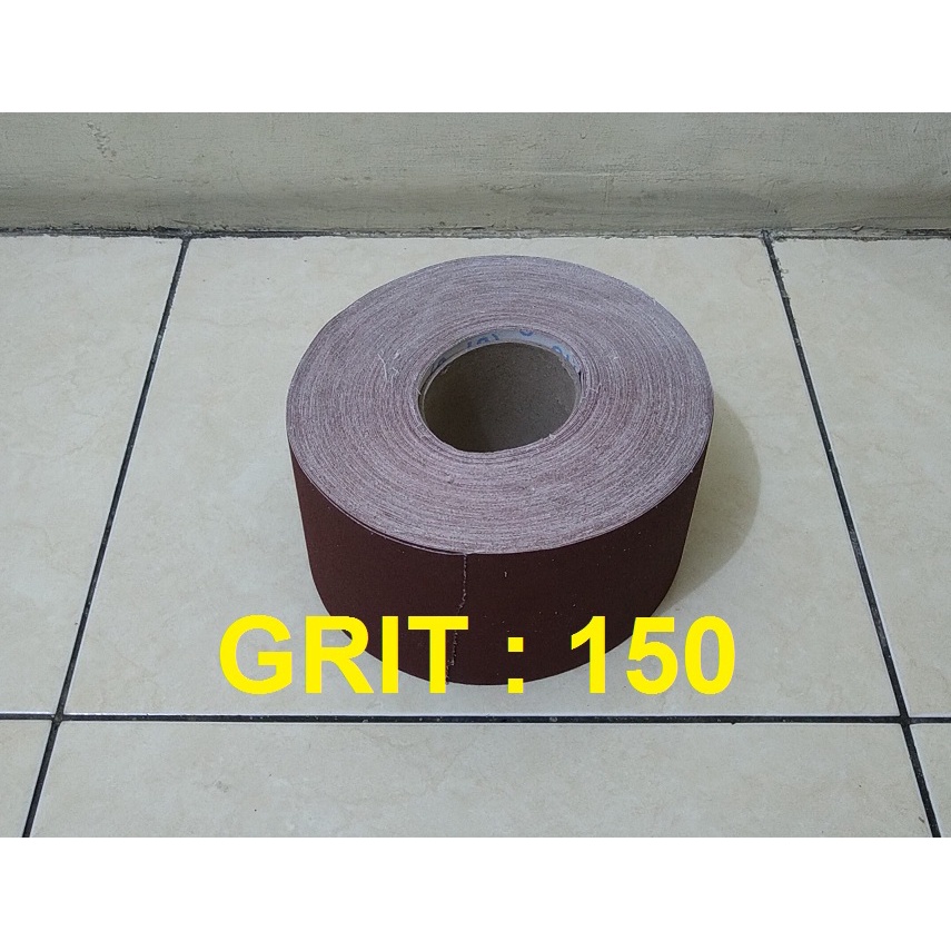 Amplas Roll Meteran - Belt Sander Grit 150 Panjang 1 Meter