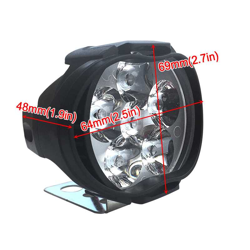 Lampu Tembak Motor LED High Beam 1000 Lumens 2 PCS / Lampu Tembak Sorot Motor LED Cree 3 Mata Owl Ultrafire Anti Air Super Terang / Foglamp Lampu Tembak Anti Kabut L6x L4x Motor Matic Trill Mobil / Lampu Tembak Motor Anti Kabut Jarak Jauh Murah Original