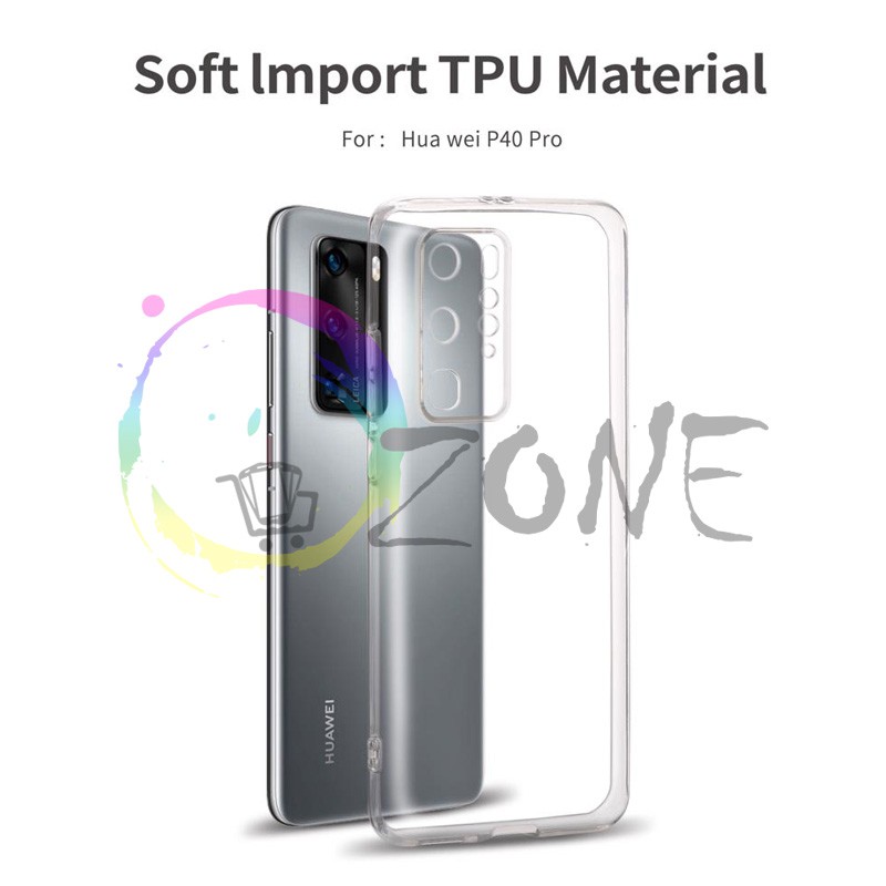 SOFTCASE TRANSPARAN HUAWEI P40 PRO PREMIUM CLEAR SOFT CASE