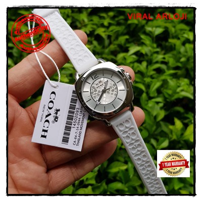 Jam Tangan Wanita Coach Rubber Original