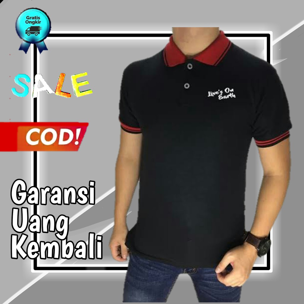 kaos bordir pria kaos polo bordir kaos berkerah kaos kerah pria terbaru keren kaos laki laki ke170