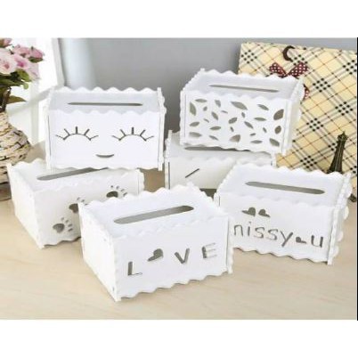 Kotak Tisu Box Tissue Tempat Tisu Vintage Bahan WPC WHFURNITURE