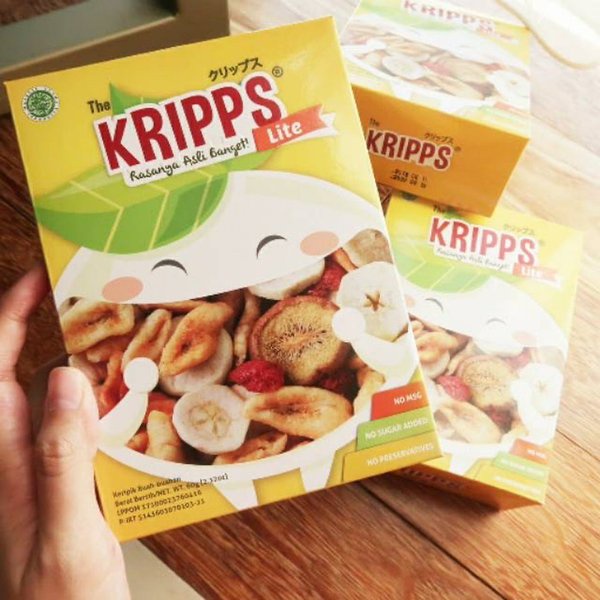 The Kripps Lite / Keripik Buah Sayur / Vegan 60 gram