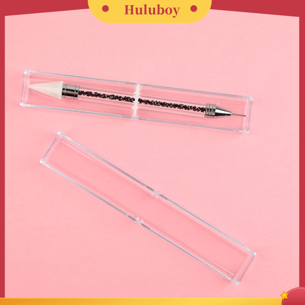 Huluboy Huluboy♡ Pena Bor Doting Kepala Ganda Bahan Akrilik Untuk Dekorasi Manicure