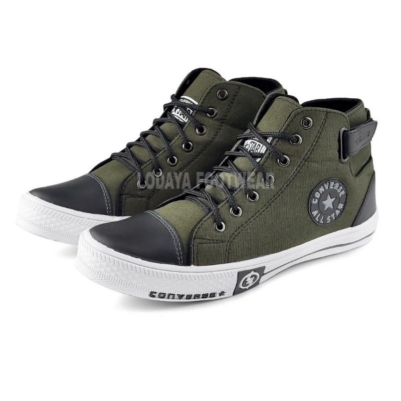 Terlaris !!! Sepatu Converse Chuck Tailor Undefeated High Boot Classic + Box Converse