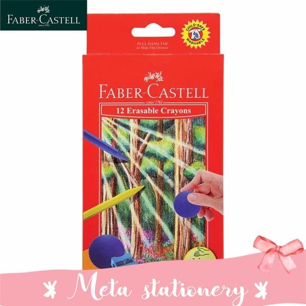 

Hemat Erasable Crayon Faber Castell 12 Warna Trendi