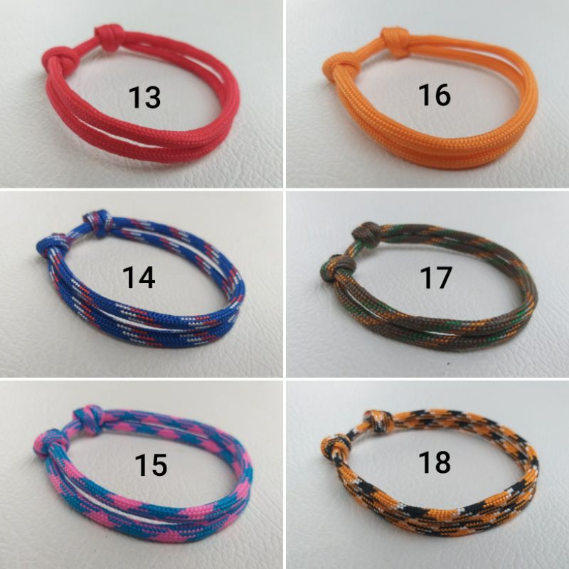 Gelang Paracord 550 4mm bukan prusik