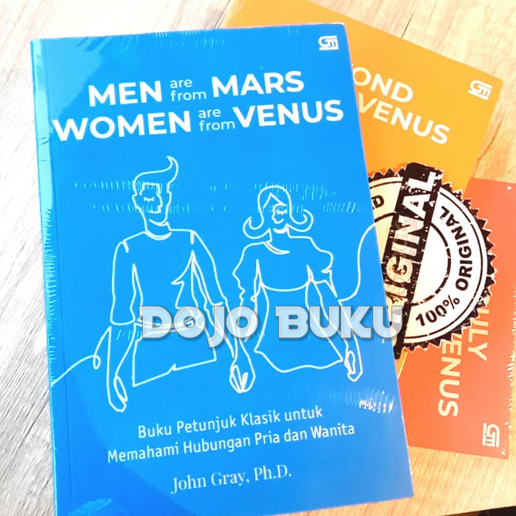 Men Are from Mars, Women Are from Venus Cover Baru Isbn Lama John Gray