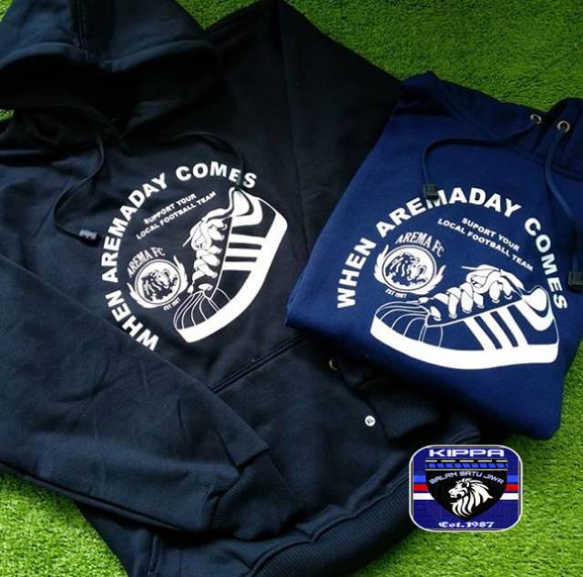 Jaket hoodie jumper arema