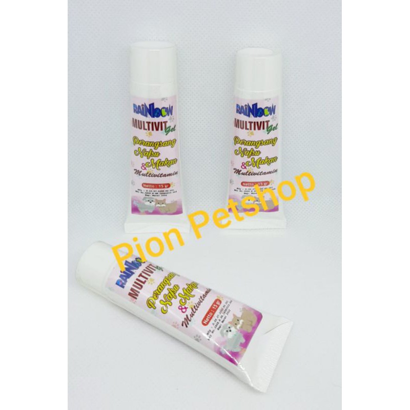 RAINBOW Multivit Gel 15 gr - Vitamin untuk Anjing &amp; Kucing