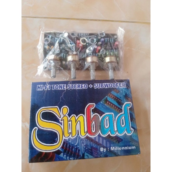 kit tone kontrol hi fi stereo + subwoofer