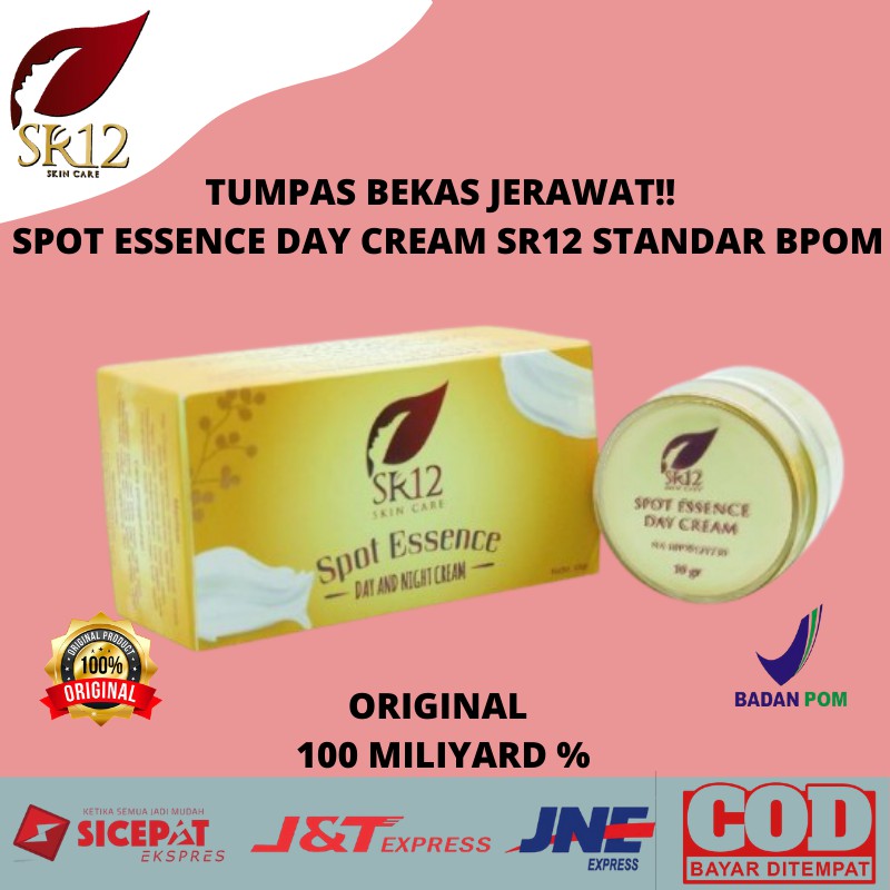 

ESSENCE / ESSENCE WAJAH / DAY CREAM SR12 STANDAR BPOM/TUMPAS BEKAS JERAWAT