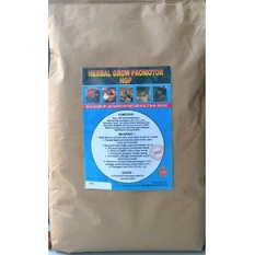 HERBAL GROW PROMOTOR HGP 1 KG UNGGAS JAYA - Jamu Herbal Meningkatkan Pertumbuhan Ayam Unggas Bebek Sapi Kambing