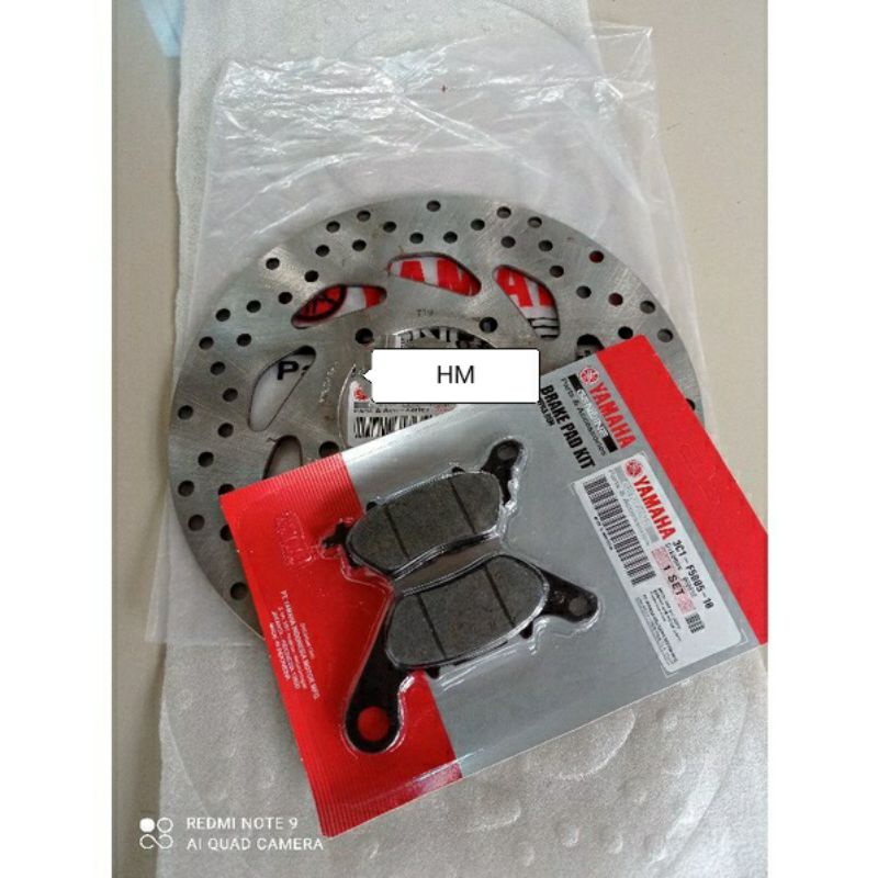 PIRINGAN CAKRAM DEPAN PLUS KAMPAS REM VIXION LAMA, VIXION NEW, VIXION LAMA.ORI