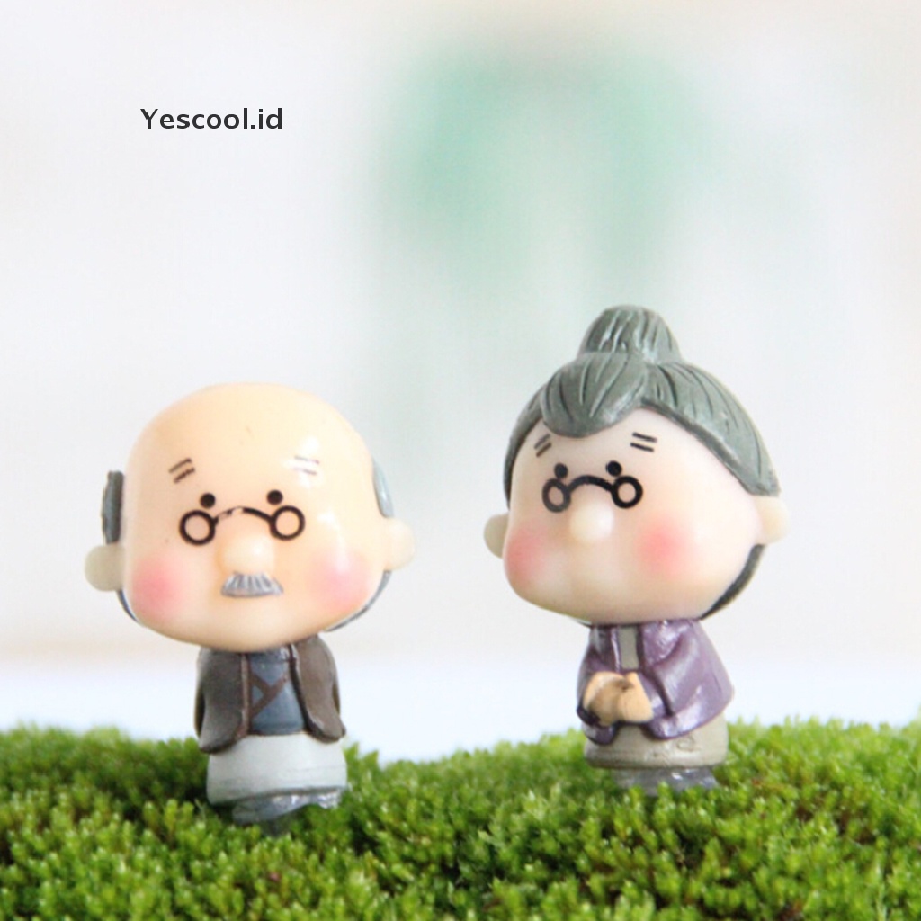 (Yescool) Miniatur Rumah Boneka Untuk Dekorasi Taman Bonsai / Terrarium / Craft Diy