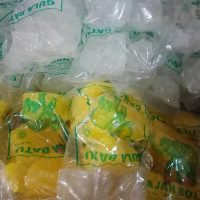 

gula batu tersedia kuning dan putih 250gr