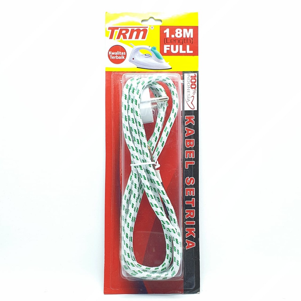 Trm Kabel Setrika Otomatis Kepala Steker Arde 1,8Mtr Full