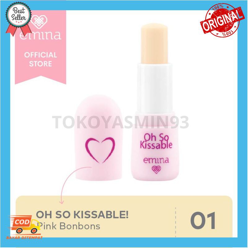 Emina Tinted Lipbalm Oh so Kisseable New Murah