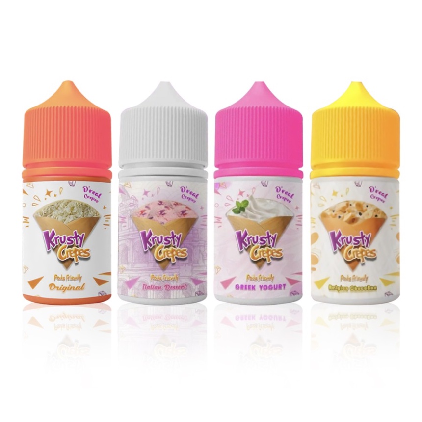 [NEW!!!] KRUSTY CREPES PODS FRIENDLY SERIES 30ml 15mg - 100% AUTHENTIC