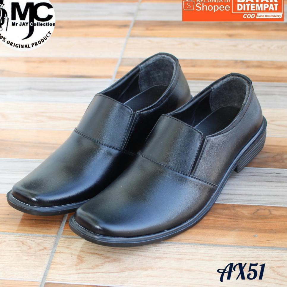 [Bayar ditempat] № MJC INDONESIA SEPATU PRIA PANTOFEL SLIP ON ORIGINAL AX51 K-L
