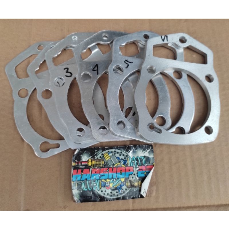 Paking blok tiger 1 2 3 4 5 6 mm packing almini tiger paking aluminium ganjel blok tiger