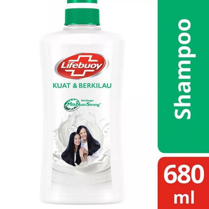 ➥ LIFEBUOY Shampoo Strong & Shiny 680ml Lifebuoy / Shampoo 680 ML Botol / Shampoo Lifebuoy 680 Pump