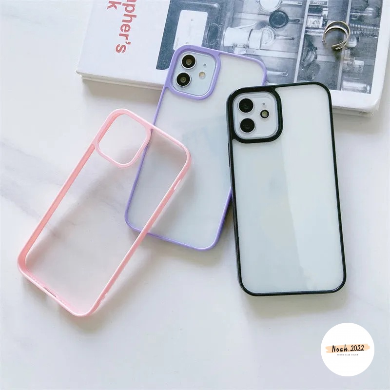 Casing Soft Case Silikon Transparan Untuk iPhone 13 12 11 Pro MAX X XR XS MAX 6 6s 7 8 Plus SE